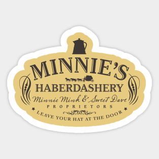 Minnie's Haberdashery Sticker